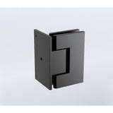 90 Degree Stainless steel Glass Shower Door L-Hinge in Black