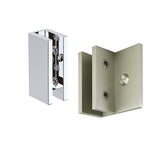 Glass-to-wall/floor Shower Screen F-Brackets in White