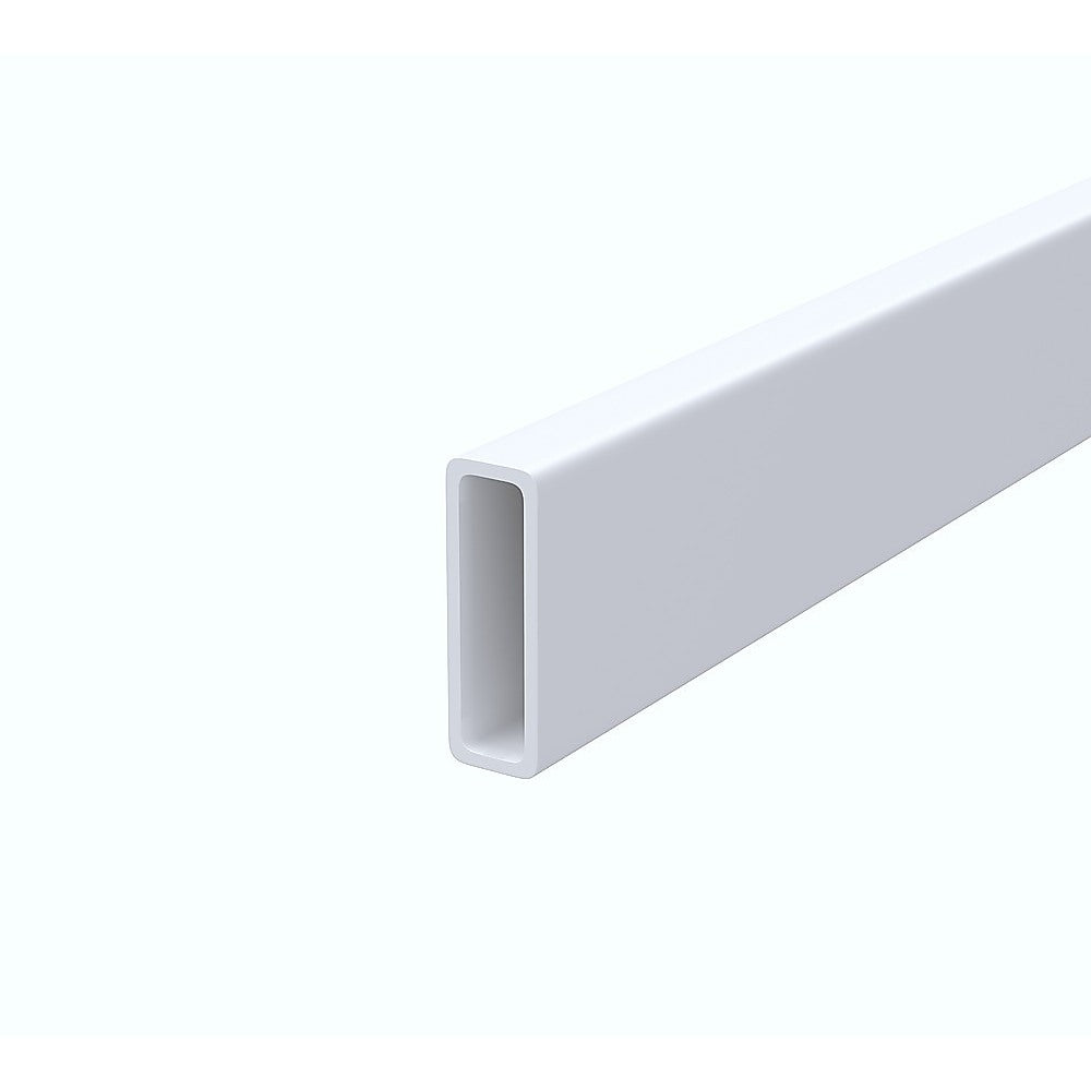 Frameless Glass Sliding Door Shower Screen Rail in White