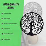60cm Tree of Life & Birds Round Metal Wall Garden Art Sculpture - Extra Image