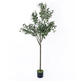150cm Artificial Olive Tree ??Tall Realistic Faux Green Indoor Plant for Home & Office