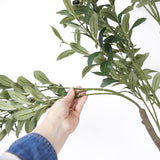 150cm Artificial Olive Tree Green Natural Tall Faux Lifelike - Top-Down View