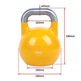 16kg Pro-Grade Steel Kettlebell Heavy Duty Strength Training