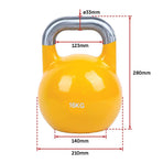 16kg Pro-Grade Steel Kettlebell – Heavy Duty Strength Training