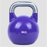 8kg Pro-Grade Steel KettleBell - Side View