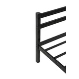 Single Daybed Metal Frame Sofa Premium Black Day Bed Steel Support - Close-Up Angle
