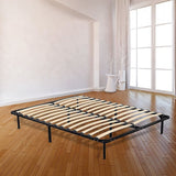 Queen Metal Bed Frame - Side View
