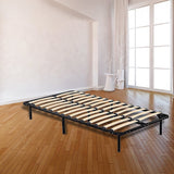 King Single Metal Bed Frame - Side View