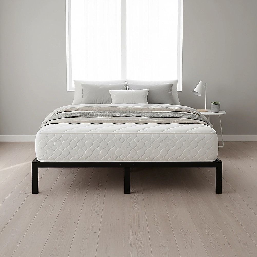 Double Full Metal Bed Frame Base ? Sturdy Steel Bed Base for Australian Mattress