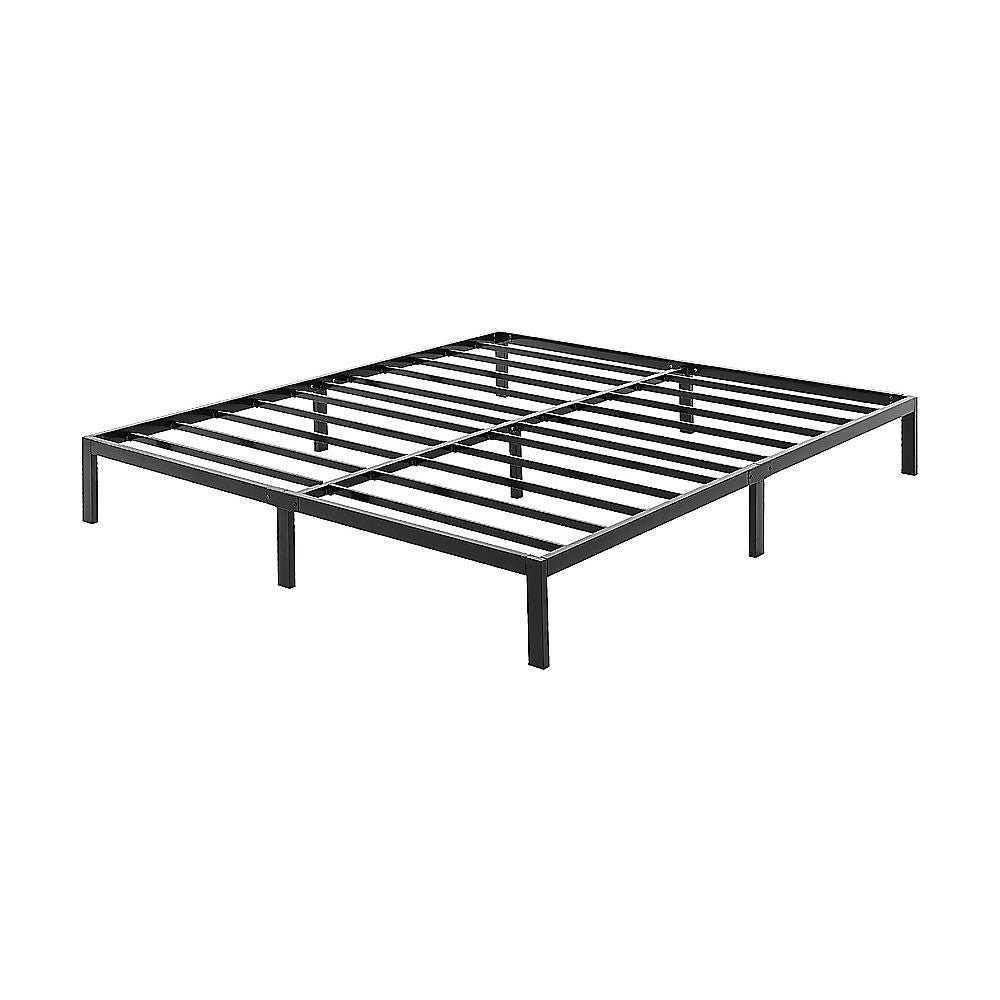 King Full Metal Bed Frame Base ? Sturdy Steel Bed Base for Australian Mattress