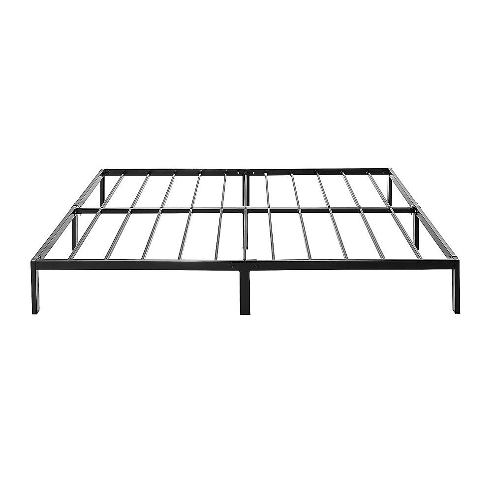 King Metal Bed Frame Full Steel Heavy Duty