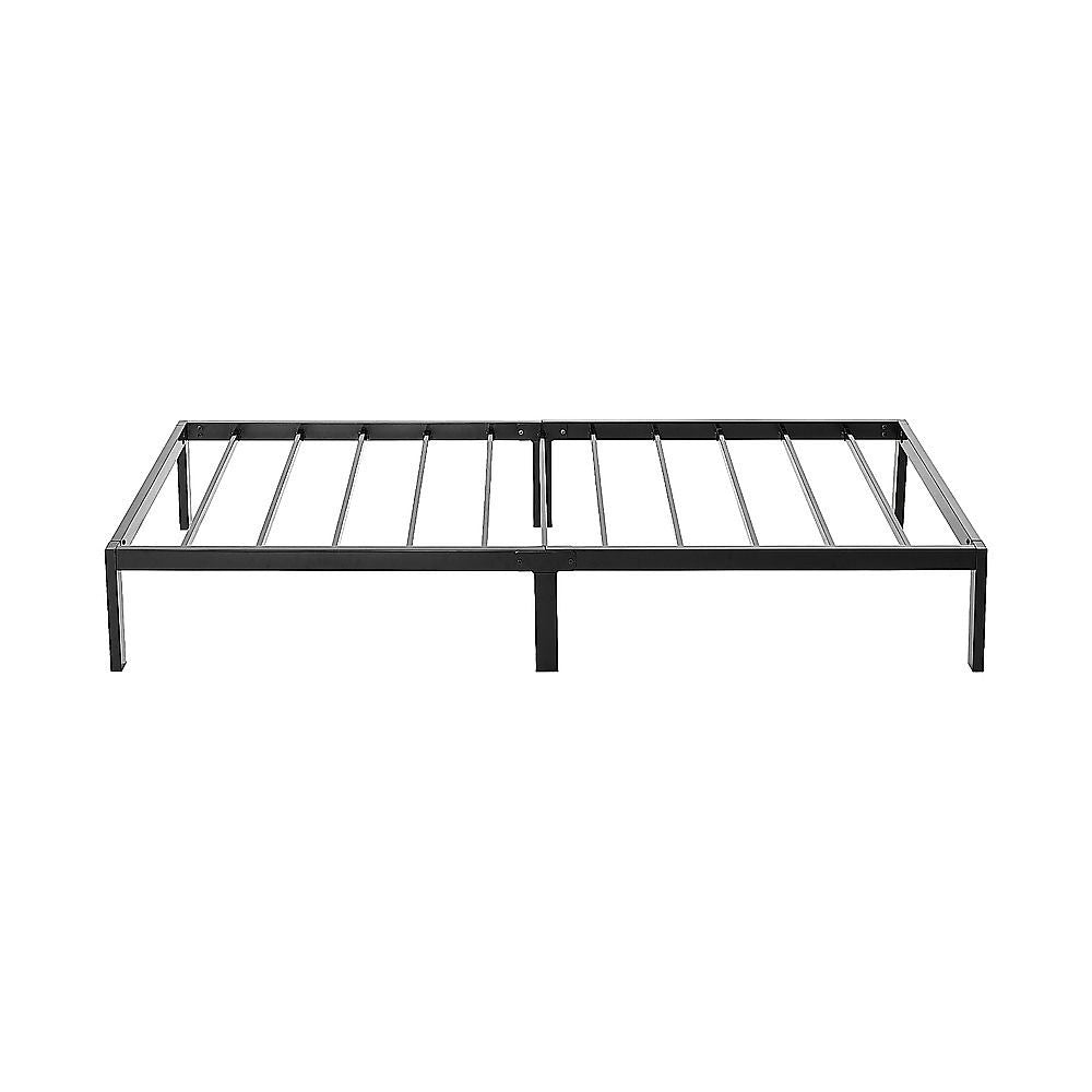 Single Full Metal Bed Frame Base ? Sturdy Steel Bed Base for Australian Mattress