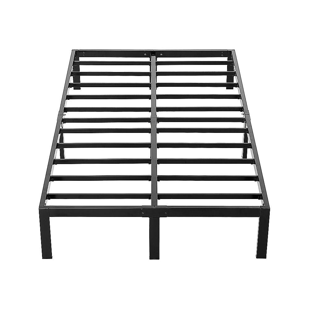 King Single Full Metal Bed Frame Base ? Sturdy Steel Bed Base for Australian Mattress