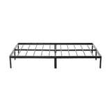 King Single Full Metal Bed Frame Base ? Sturdy Steel Bed Base for Australian Mattress - Rear View