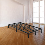 King Single Full Metal Bed Frame Base – Sturdy Steel Bed Base for Australian Mattress - Top-Down View