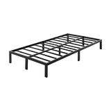 King Single Full Metal Bed Frame Base – Sturdy Steel Bed Base for Australian Mattress - Close-Up Angle