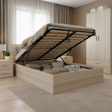 Double Gas Lift Bed Mechanism with Frame – Storage Platform & Sofa Bed Kit - Low Angle