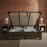 King Gas Lift Bed Mechanism with Frame – Storage Platform & Sofa Bed Kit - 45-Degree Angle