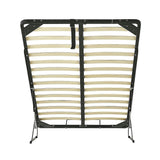 King Single Gas Lift Bed Mechanism with Frame – Storage Platform & Sofa Bed Kit - Top-Down View