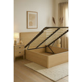 King Single Gas Lift Bed Mechanism with Frame – Storage Platform & Sofa Bed Kit - Front View