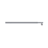 Glass Shower Screen Round Stabilising Pole in Chrome - Side View