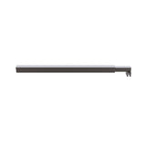 Glass Shower Screen Square Stabilising Pole in Gunmetal - Side View