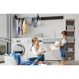 Collapsible Laundry Drying Rack Wall Mounted Clothes Drying Rack for Laundry - Front View