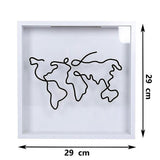 Explorer Memory Box Keepsake Picture Frame Wall Table - Low Angle