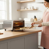 Pizza Slider Transfer Sliding Magic Peel Paddle - Low Angle