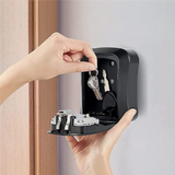 Lock Box Key Safe 4 Combination Outdoor Security Wall Mounted - Front View