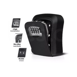 Lock Box Key Safe 4 Combination Outdoor Security Wall Mounted Weather Resistant Key Storage Box