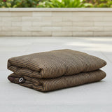 15m x 2m Fence Windscreen Privacy Screen Shade Cover Coffee Fabric Mesh Garden - Front View