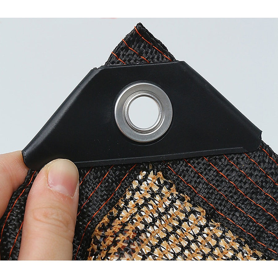 15m x 2m Fence Windscreen Privacy Screen Shade Cover Coffee Fabric Mesh Garden, image 7