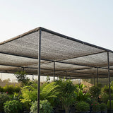 20m x 2m Fence Windscreen Privacy Screen Shade Cover Coffee Fabric Mesh Garden - Top-Down View