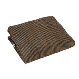 20m x 2m Fence Windscreen Privacy Screen Shade Cover Coffee Fabric Mesh Garden - Front View