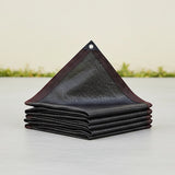 20m x 2m Fence Windscreen Privacy Screen Shade Cover Black Fabric Mesh Garden - Rear View