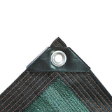 15m x 2m Fence Windscreen Privacy Screen Shade Cover Dark Green Fabric Mesh Garden - Rear View