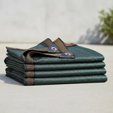 20m x 2m Fence Windscreen Privacy Screen Shade Cover Dark Green Fabric Mesh Garden - Front View