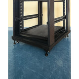 1U Sliding Server Rack Shelf 26 Inch Deep Vented for 19 Inch Cabinet - Front View