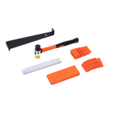48Pc Laminate Wood Flooring Installation Kit Tapping Block Rubber Mallet - Top-Down View
