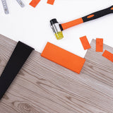 48Pc Laminate Wood Flooring Installation Kit Tapping Block Rubber Mallet - 45-Degree Angle