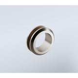 100cm Frameless Diamond Shower Screen with Nickel Channels and SS Hinges - Extra Image
