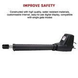 400KG Single Swing Auto Motor Remote Gate Opener - Close-Up Angle