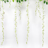1M Artificial Flower Runner Arrangement Panel Wall Rose DIY Wedding Party Décor - Side View