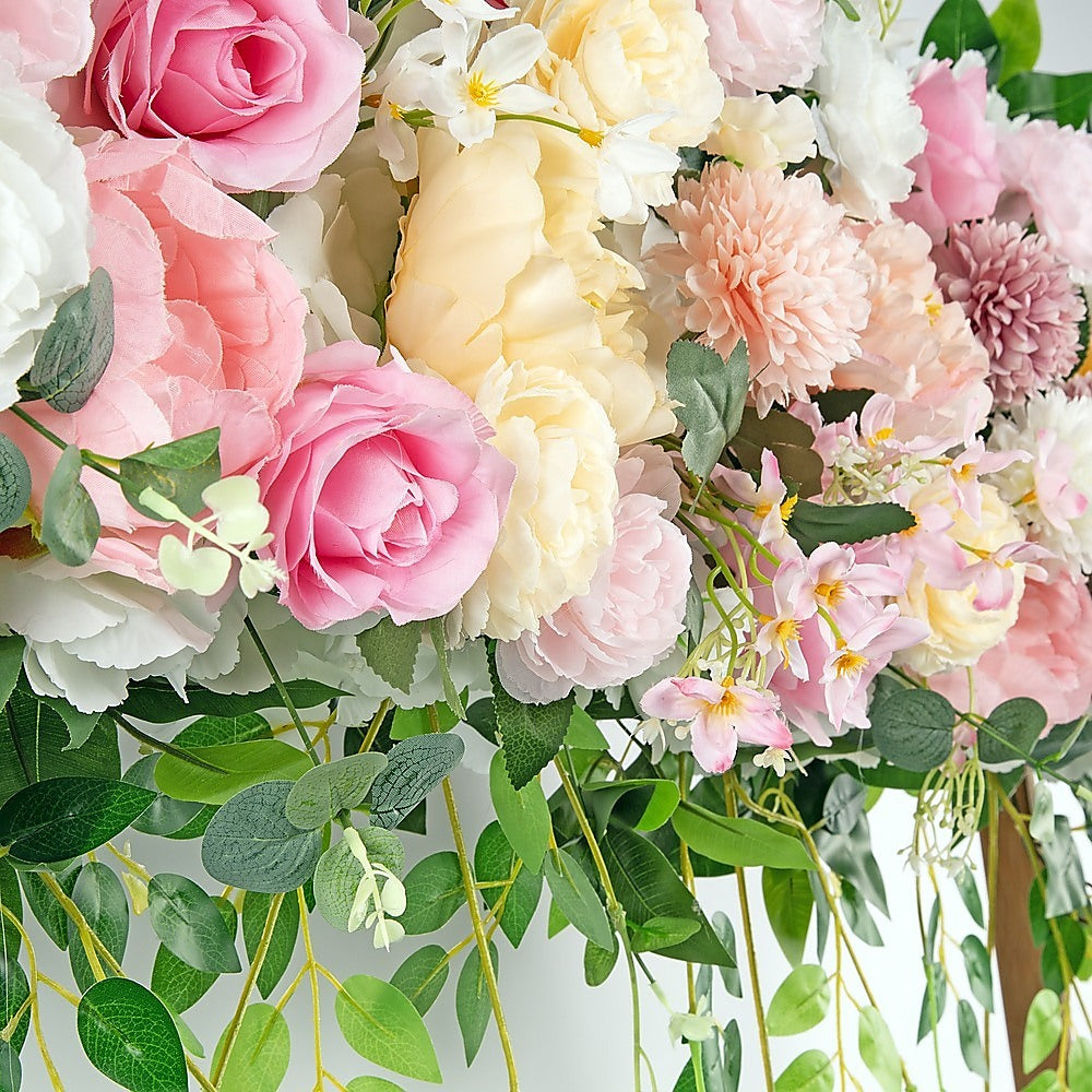 1M Artificial Flower Runner Arrangement Panel Wall Rose DIY Wedding Party D?cor