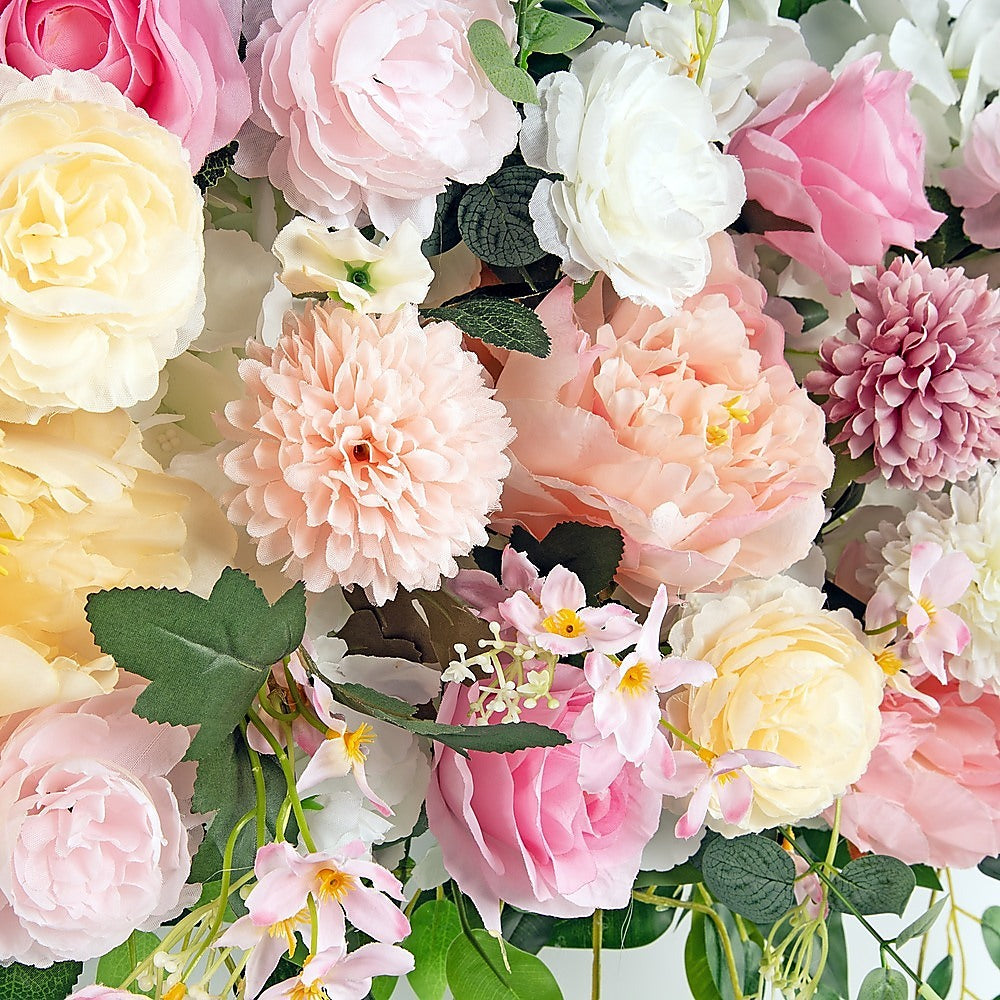 1M Artificial Flower Runner Arrangement Panel Wall Rose DIY Wedding Party D?cor