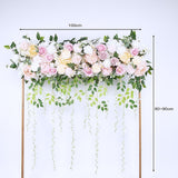 1M Artificial Flower Runner Arrangement Panel Wall Rose DIY Wedding Party D?cor