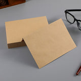 50 x Brown Kraft Envelopes for Wedding Cards Rustic Invitation Mailing Envelopes for Special Events - Front View