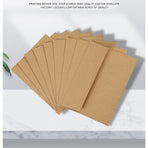 50 x Brown Kraft Envelopes for Wedding Cards Rustic Invitation Mailing Envelopes for Special Events