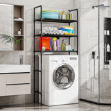 Storage Shelf 3 Tier Rack Portable Laundry Stand Unit Organiser - Front View